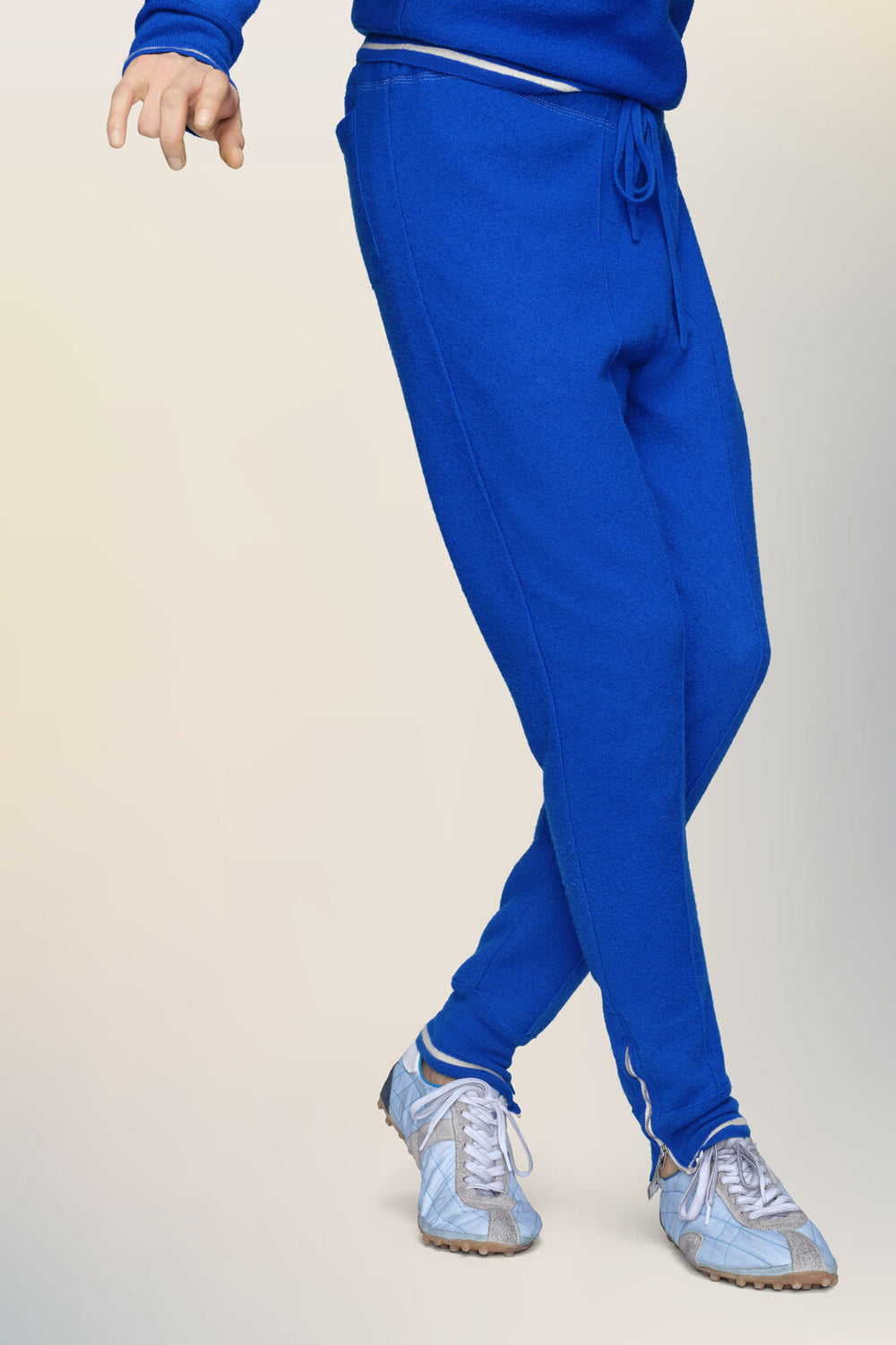 Wool track pant