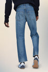 Tapered leg jeans
