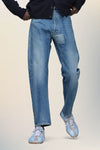 Tapered leg jeans