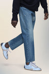 Tapered leg jeans