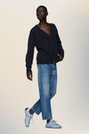 Tapered leg jeans