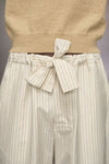 Stripe tie shorts