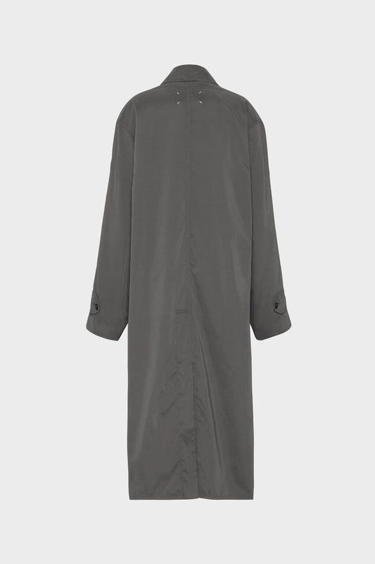 Peached trench coat