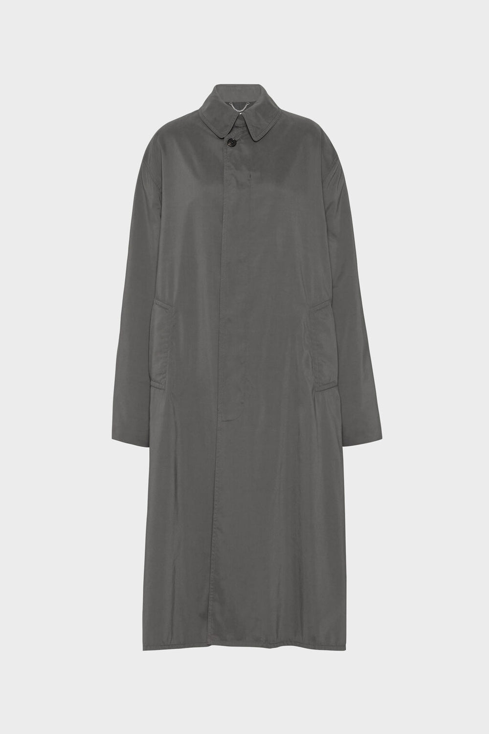 Peached trench coat
