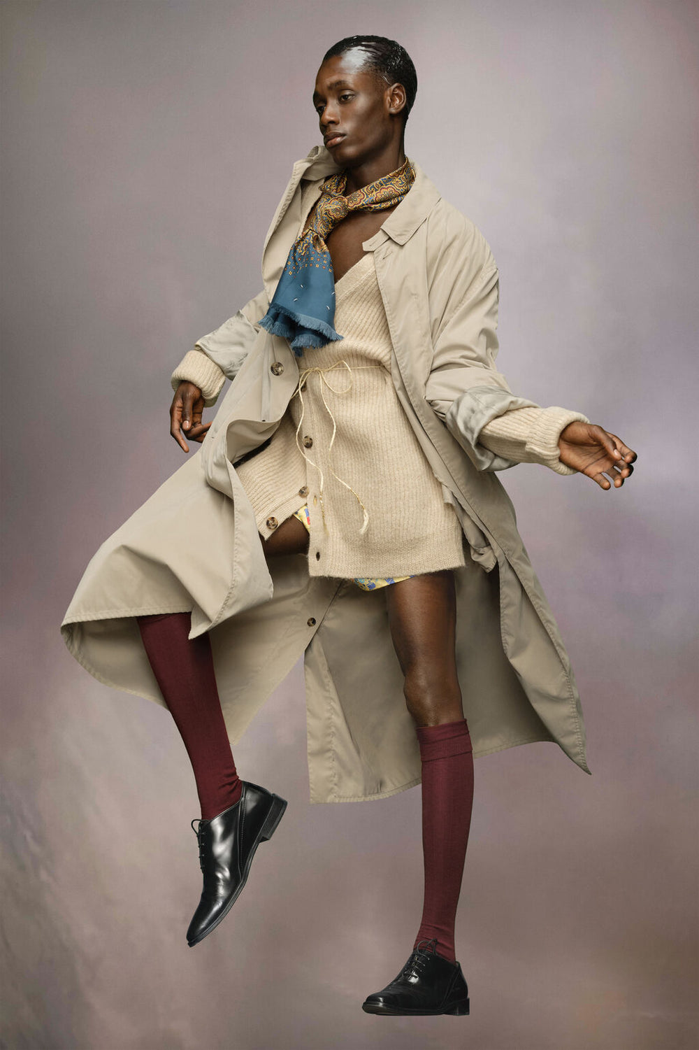 Peached coat