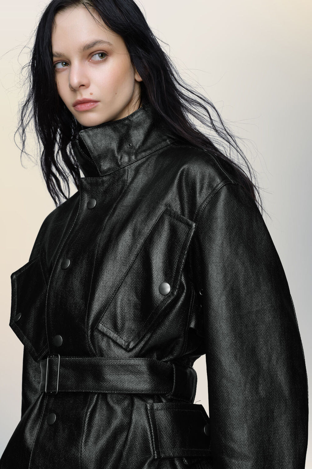 Belted jacket