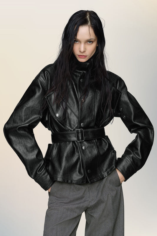 Belted jacket