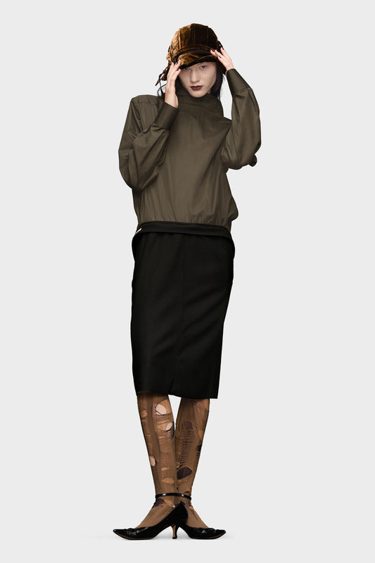Reversed shirtdress