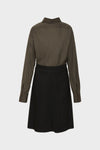 Reversed shirtdress