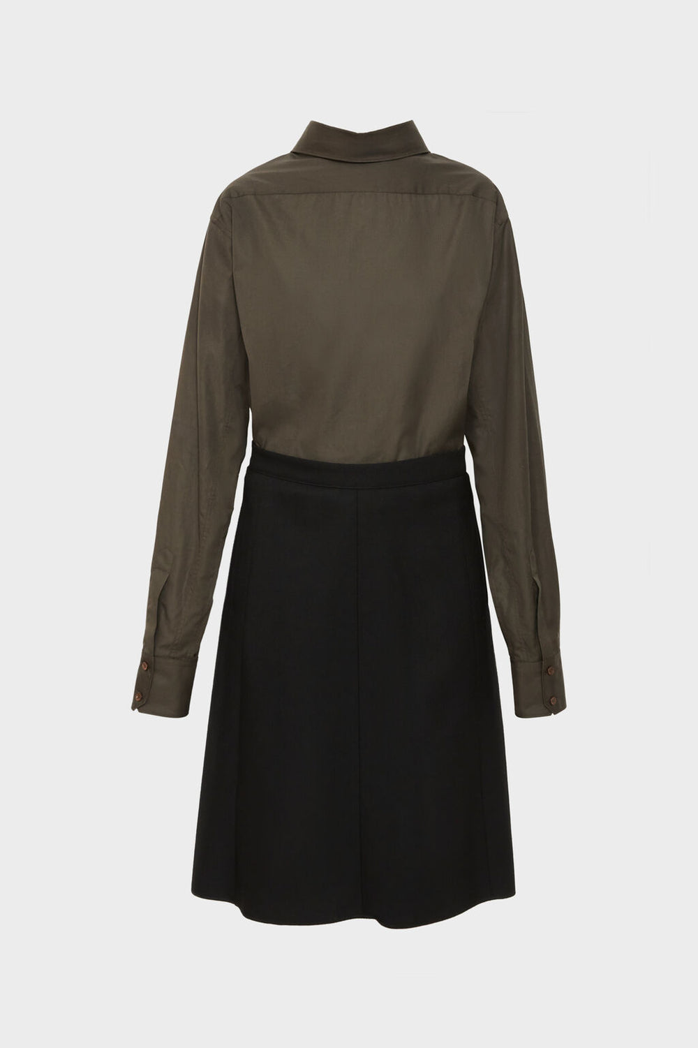 Reversed shirtdress