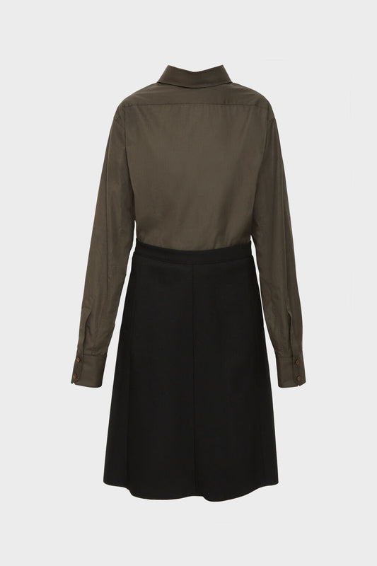 Reversed shirtdress