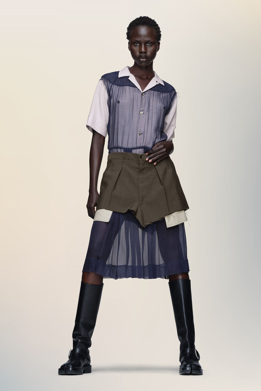 Spliced dress