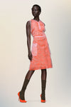 Sheer tea dress