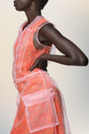 Sheer tea dress