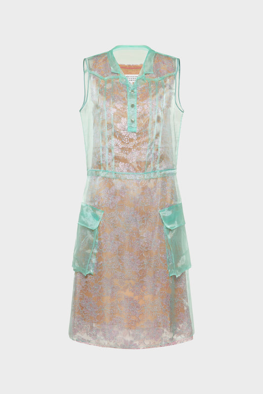 Sheer tea dress