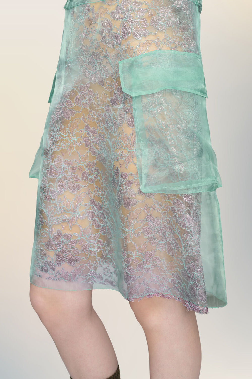 Sheer tea dress