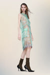 Sheer tea dress