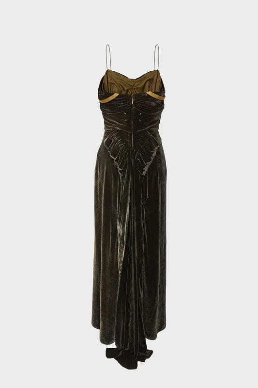 Silk maxi dress