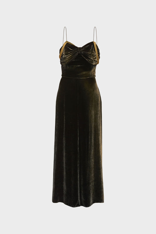 Silk maxi dress