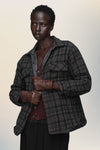 Quilted shirt-jacket