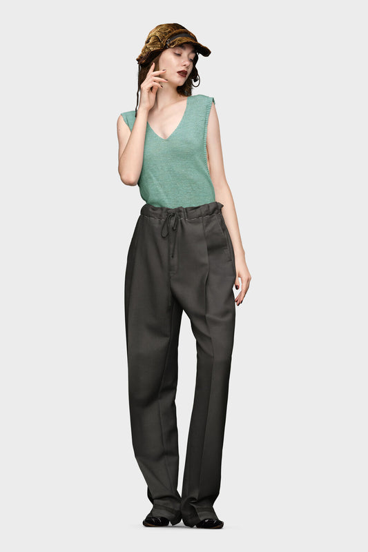 Gardening hemp knit vest