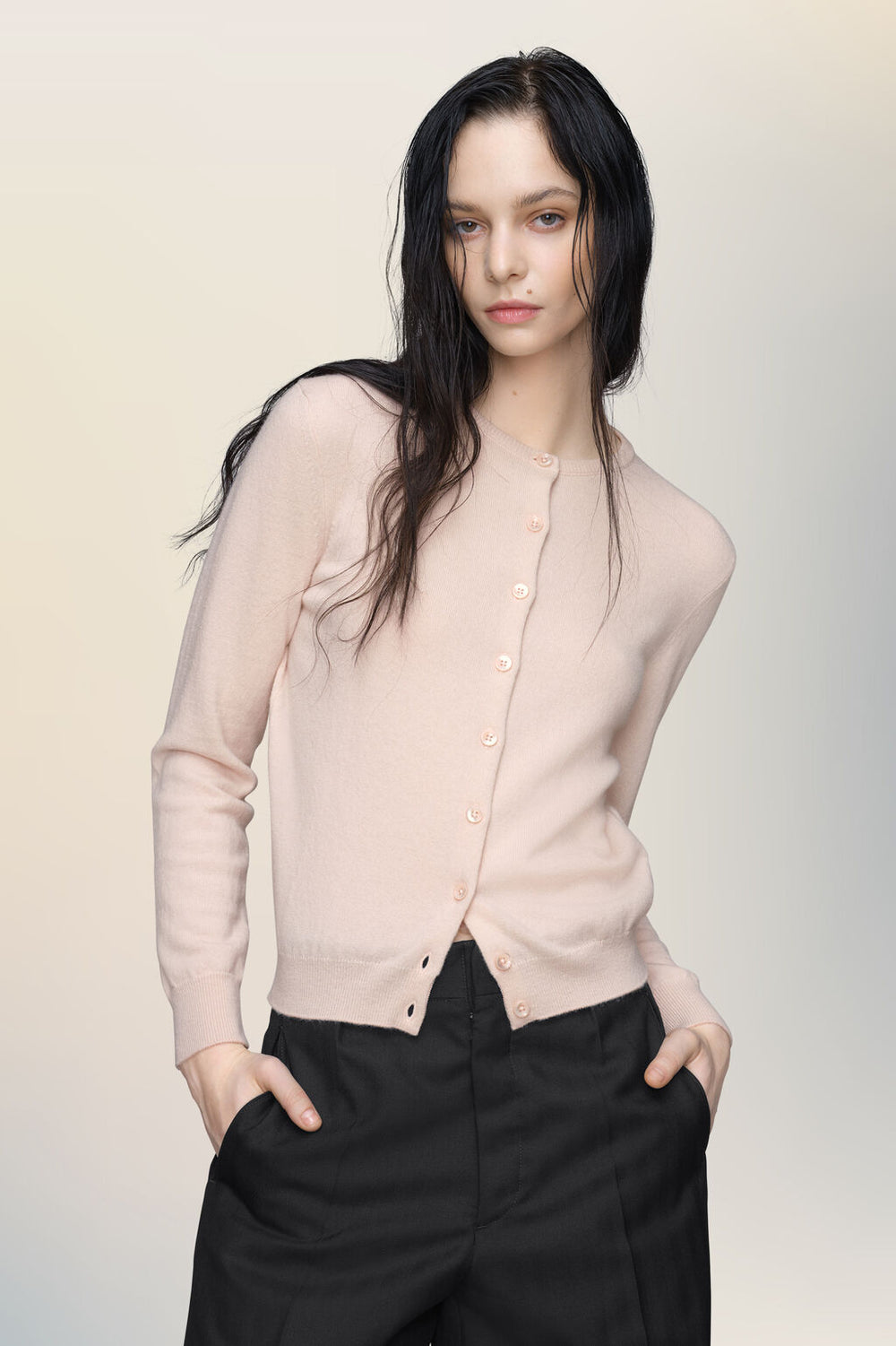 Knit cardigan