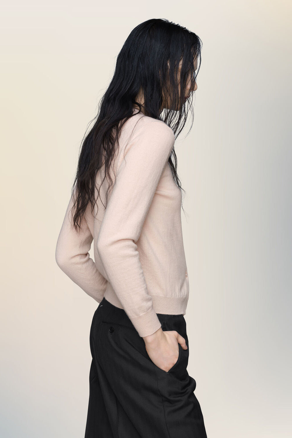 Knit cardigan