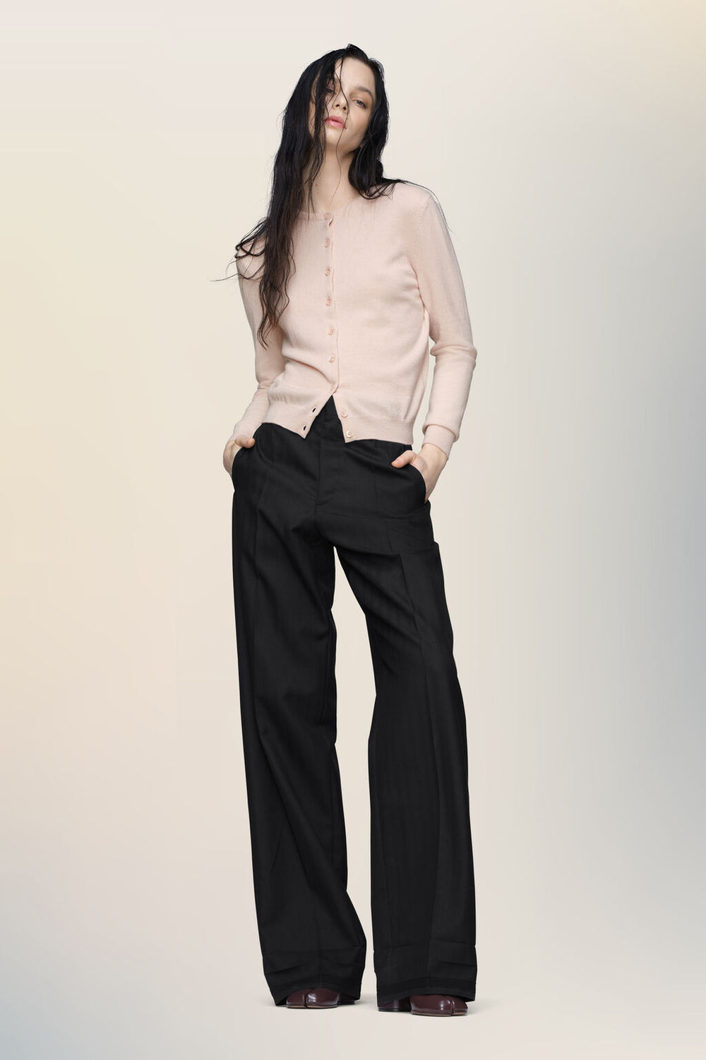 Knit cardigan