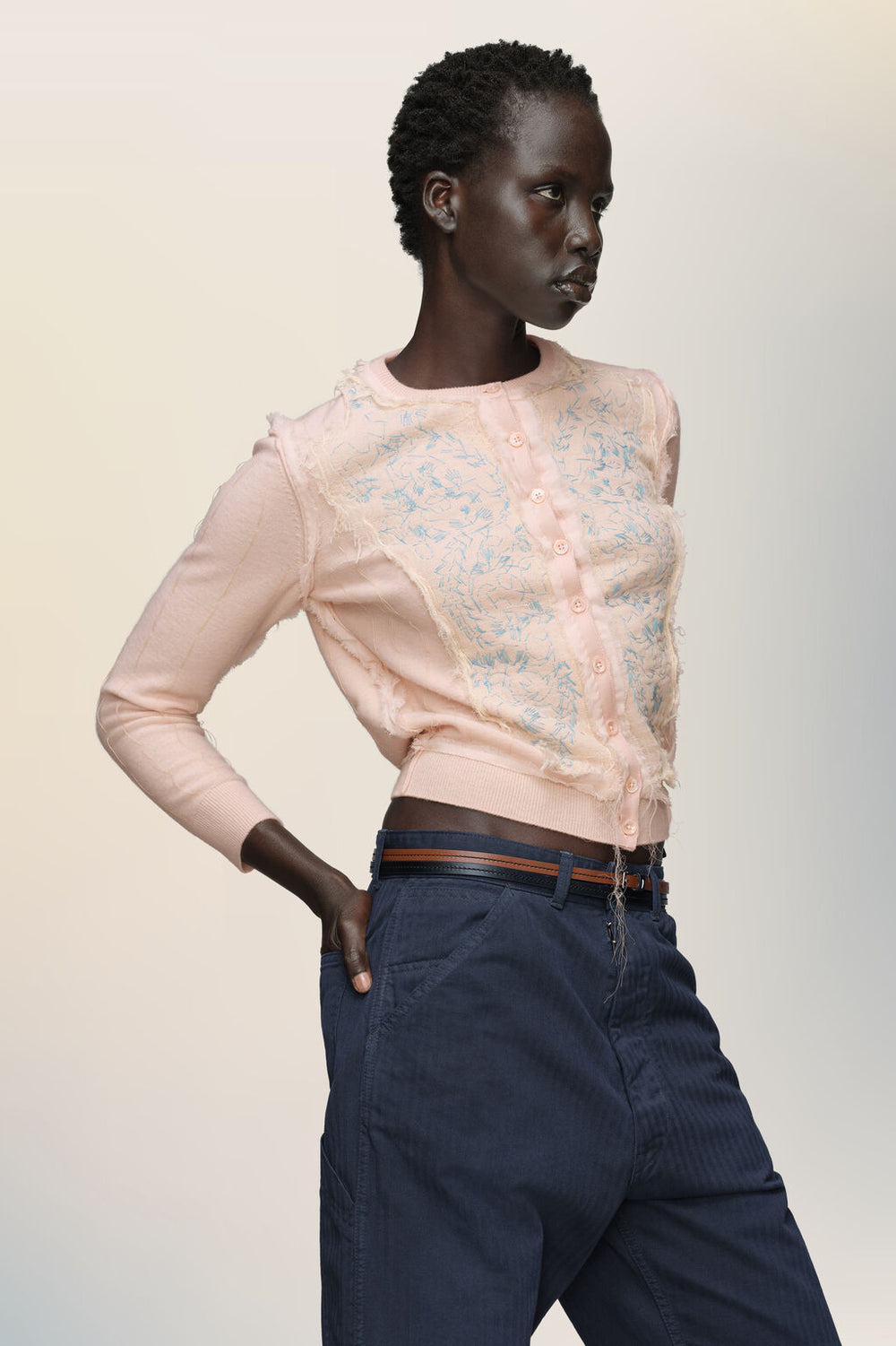 Knit cardigan