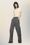 Tailored wool trousers