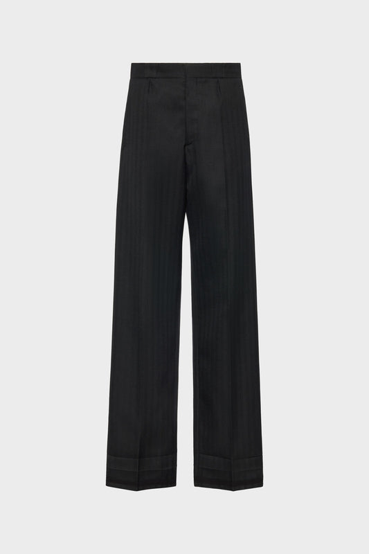 Tailored wool trousers