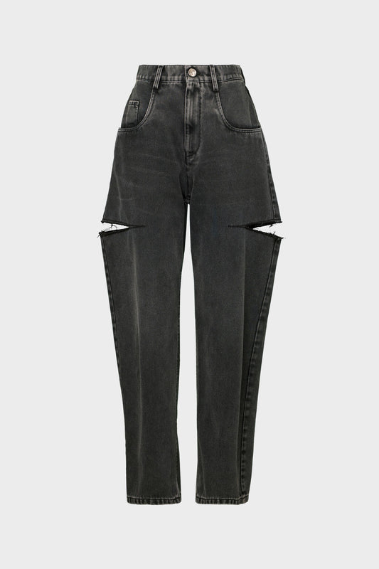 Cut-out jeans
