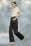 Cut-out jeans
