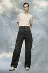 Cut-out jeans