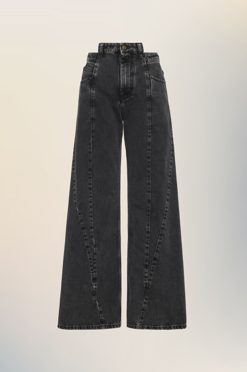 Cut-out jeans