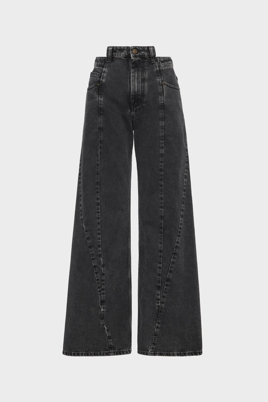 Cut-out jeans