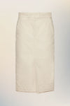Chino midi skirt