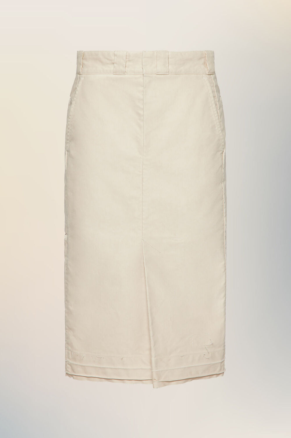 Chino midi skirt