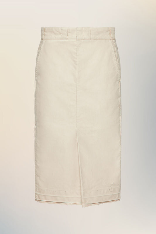Chino midi skirt