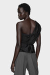 Asymmetric draped top