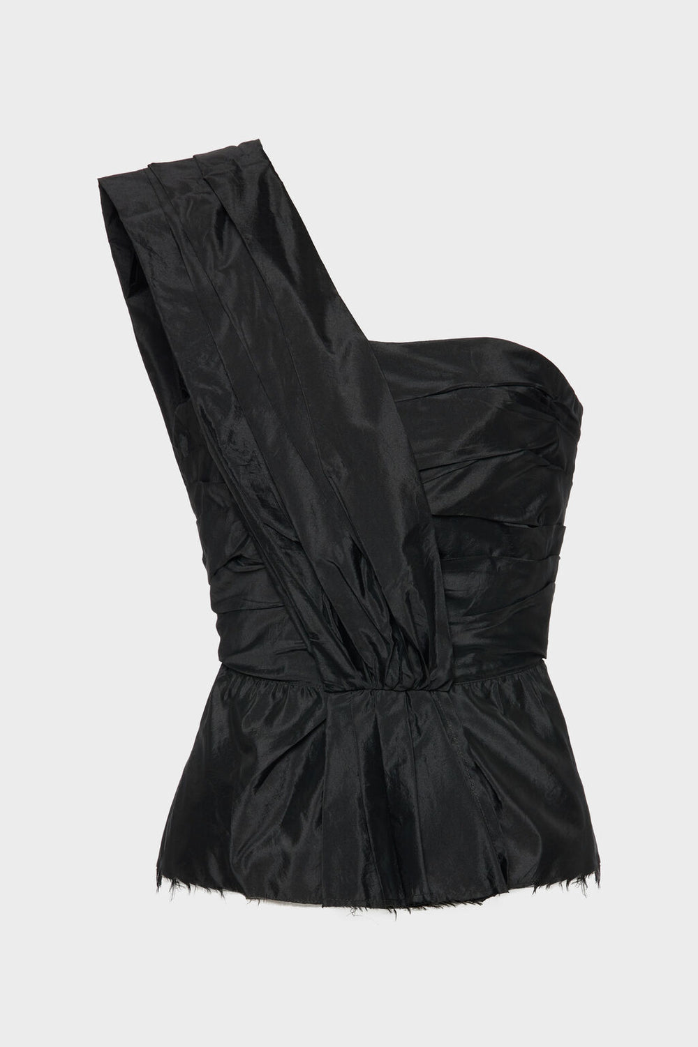 Asymmetric draped top