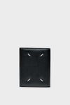 Accordion fold leather wallet