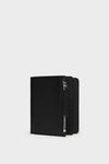 Leather flap wallet