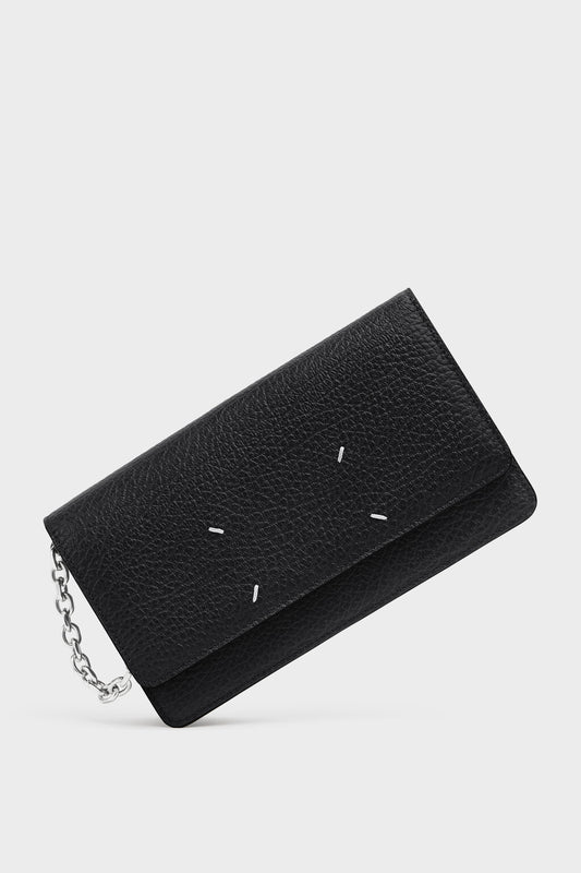 Four stitches chain wallet