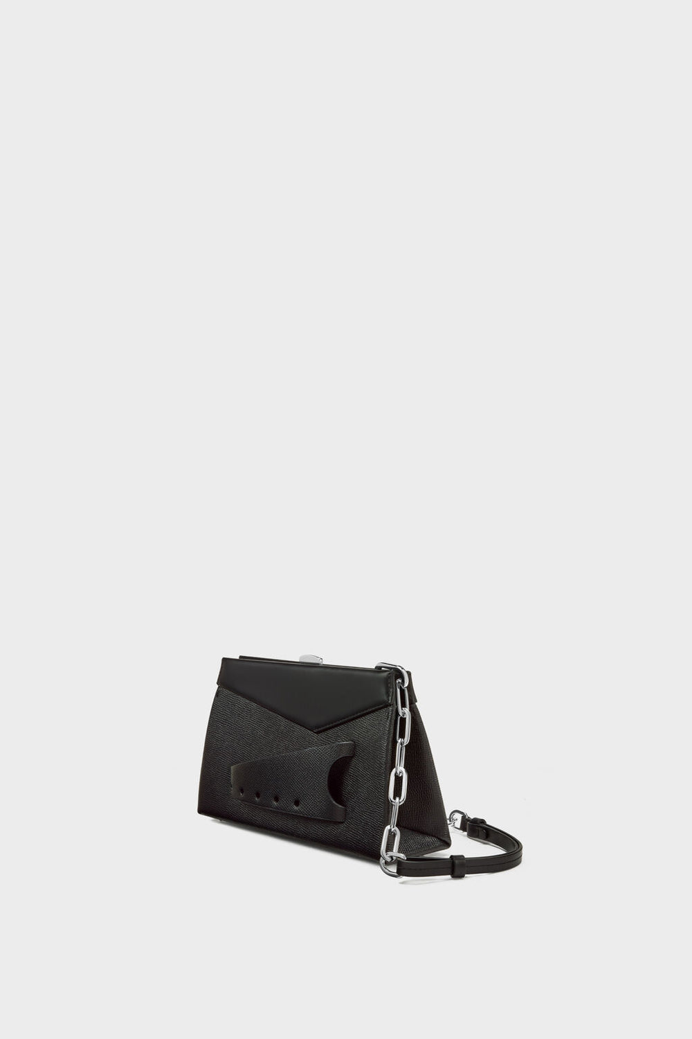 Snatched shoulder clutch bag small