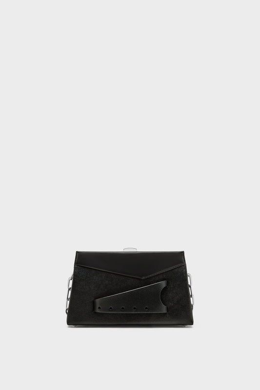 Snatched shoulder clutch bag small