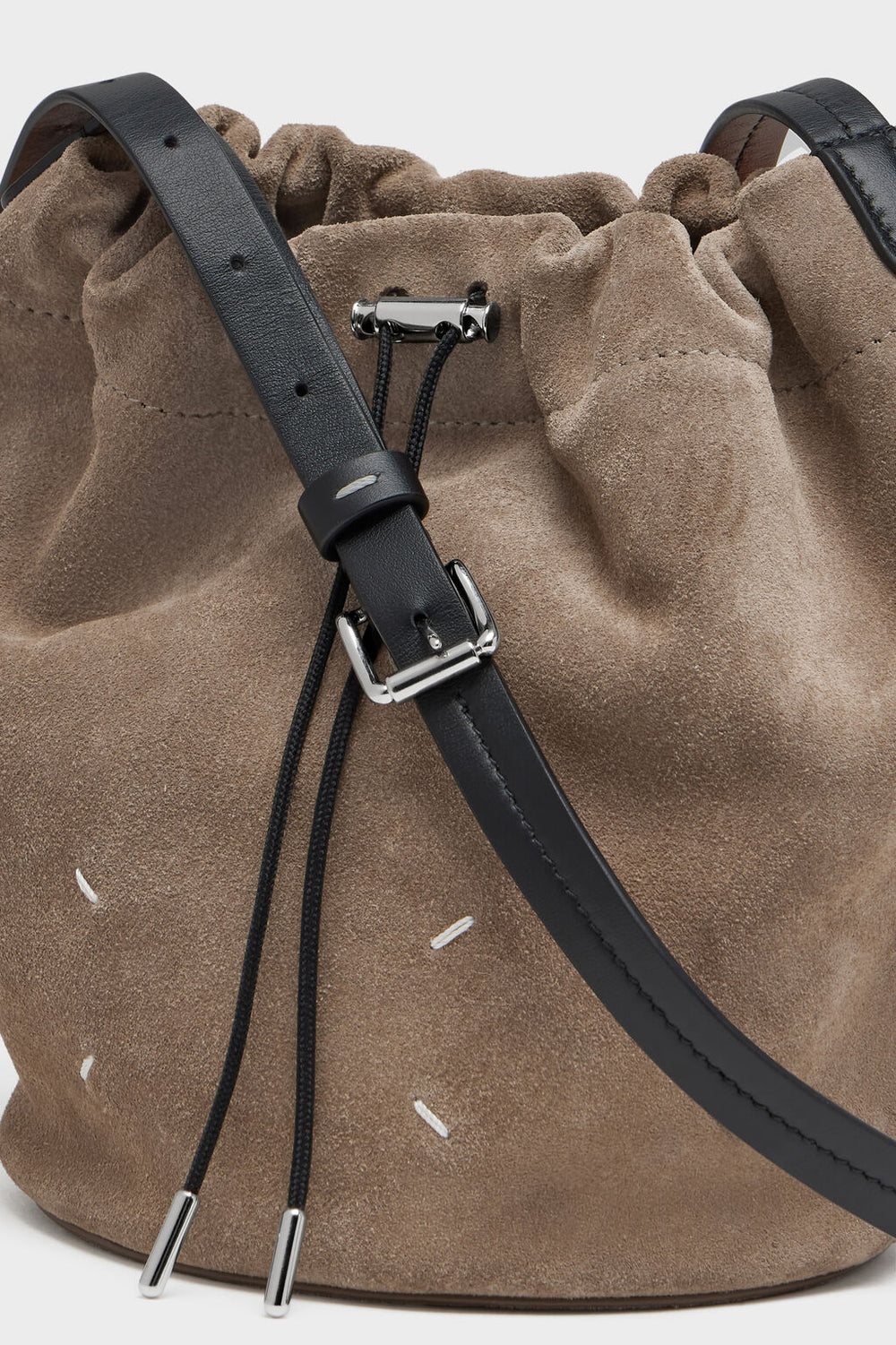 Maison Margiela Drawstring  Crossbody Bucket