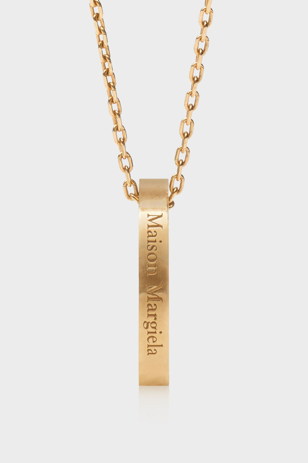 Logo ring necklace